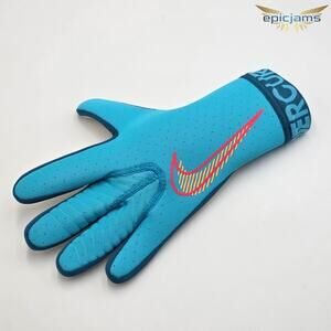 Nike Mercurial Size 10 Goalkeeper Soccer Gloves DM4001-447 Blue New
